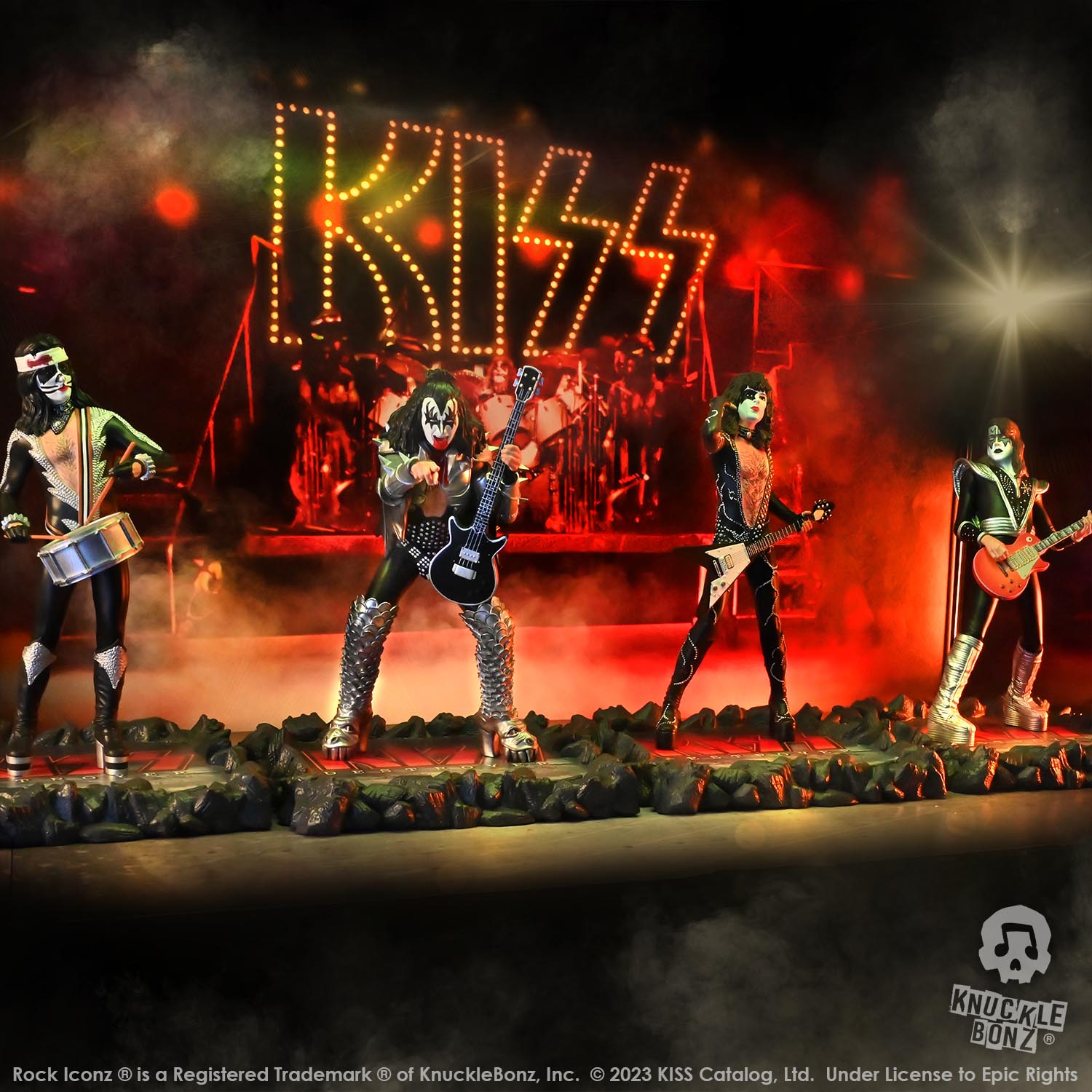 KISS Destroyer KnuckleBonz Statue Set